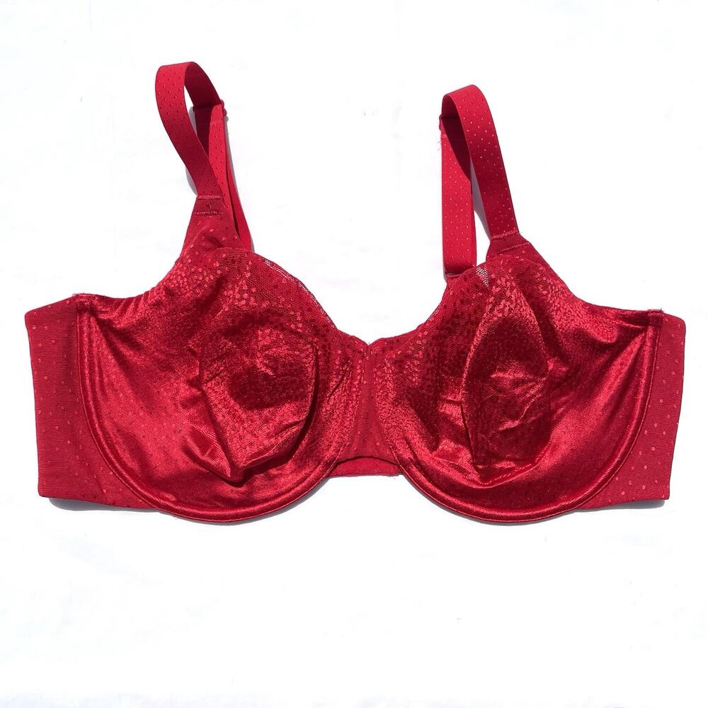Wacoal Back Appeal Underwire Bra 42DD Red 855303